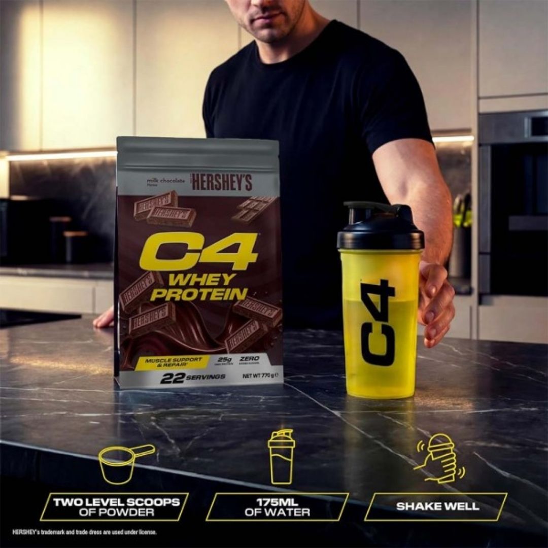 C4 Whey Protein x Hershey's Milk Chocolate 770g