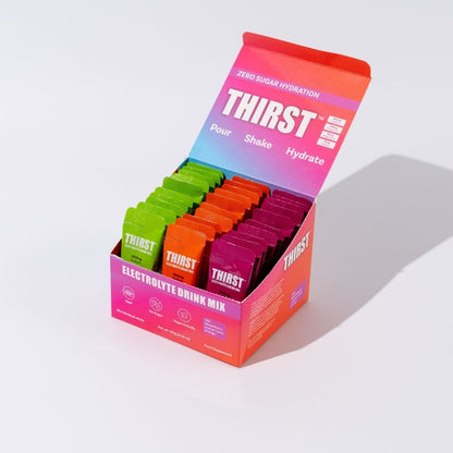 THIRST Mixed Flavor Box – 30 Hydration Sticks
