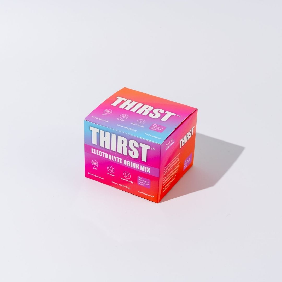 THIRST Mixed Flavor Box – 30 Hydration Sticks