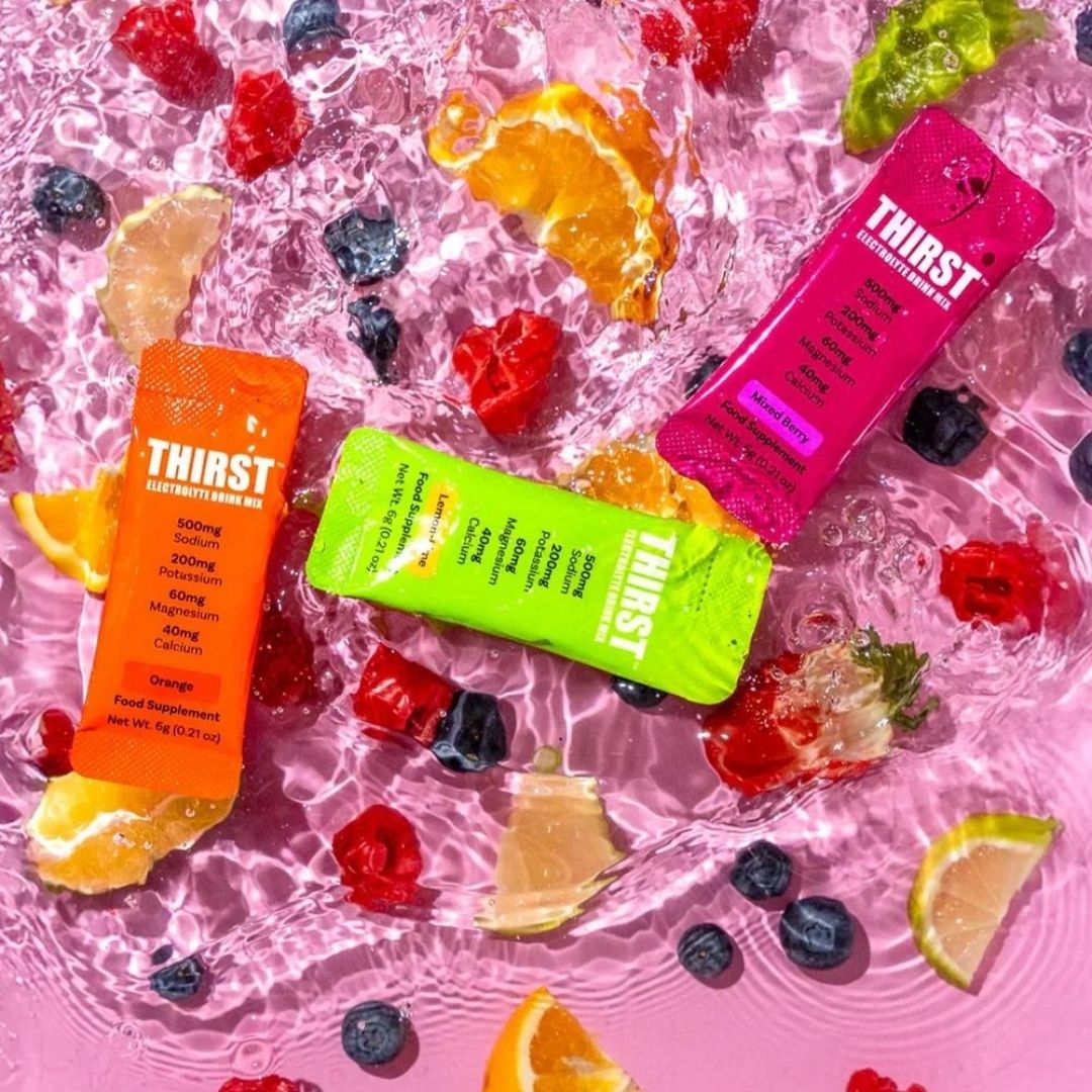 THIRST Mixed Flavor Box – 30 Hydration Sticks