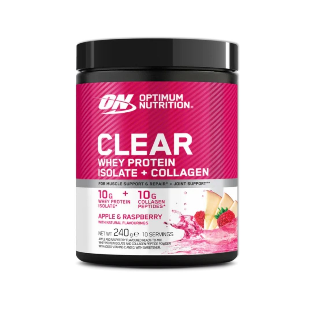 Clear Whey Protein Isolate + Collagen Powder - 240g (10 Servings)