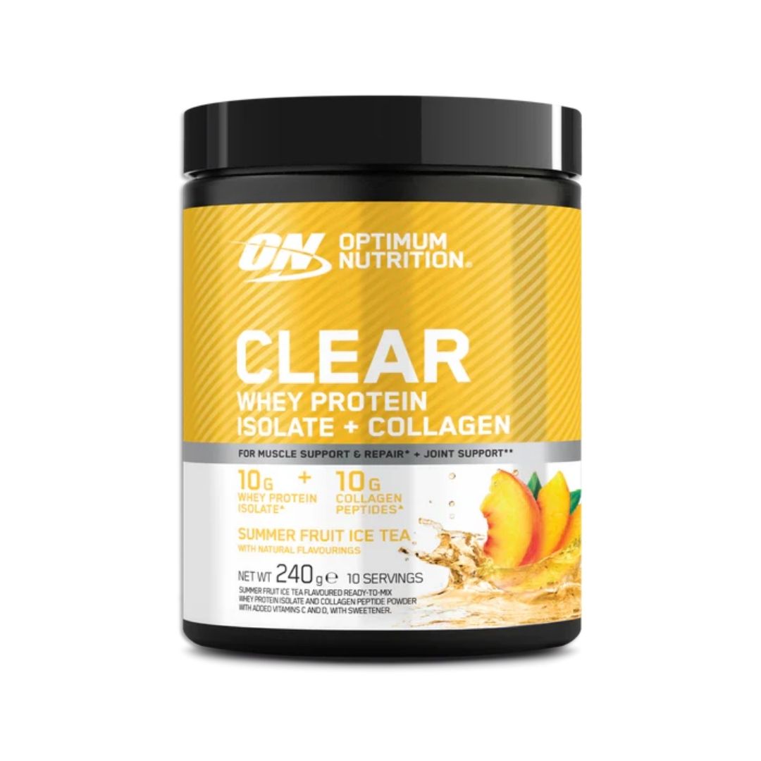 Clear Whey Protein Isolate + Collagen Powder - 240g (10 Servings)