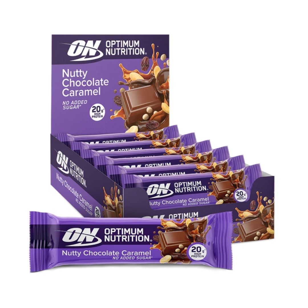 Nutty Chocolate Caramel Protein Bar - 20g high protein